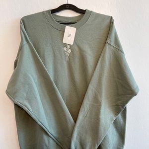 Oversized sweatshirt Reef Rain Aria Sage Green XL